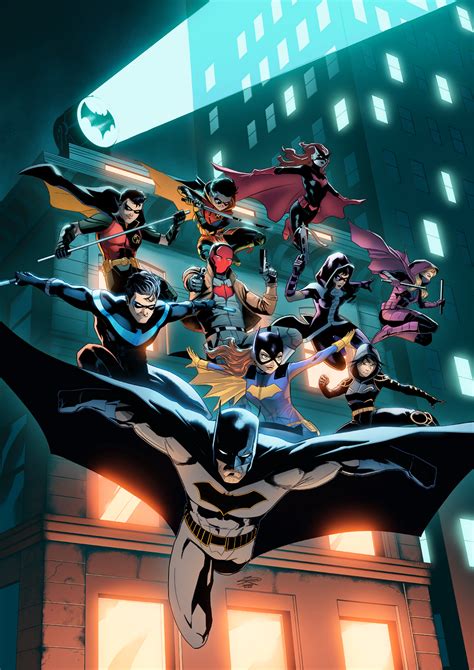 bat family  letoart  deviantart arte dc comics batman canvas justice league deserve