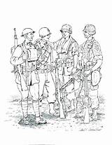Coloring Pages War Ww2 Soldiers Printable Getdrawings Getcolorings Beautiful Color Colorings sketch template