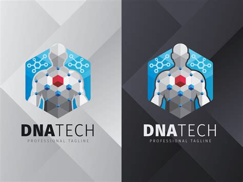 dna tech logo  cheylash yuandromedha  dribbble