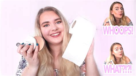Full Face Of Makeup Using Toilet Paper Challenge Youtube