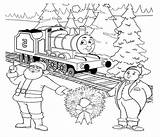 Thomas Coloring Pages Christmas James Kinkade Doubting Friends Printable Train Color Getcolorings Getdrawings Pdf Colorings sketch template