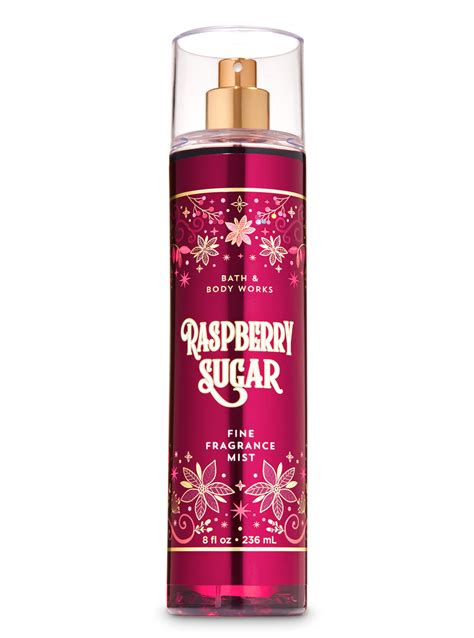 raspberry sugar fine fragrance mist bath body works  dropped  holiday  products