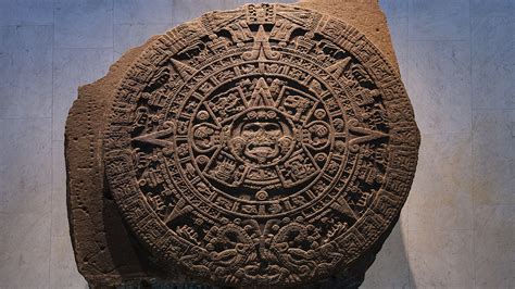 fileaztec calendar stone  national museum  anthropology mexico
