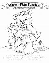 Coloring Bear Pages Dulemba Little Sheets Tuesday Cute Cutie Bilingual Week April Felt Maurice Sendak Popular Say Library Clipart Coloringhome sketch template