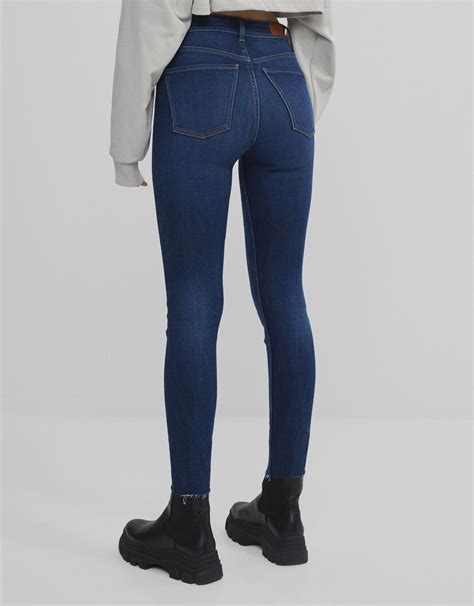 bershka skinny high waist jeans