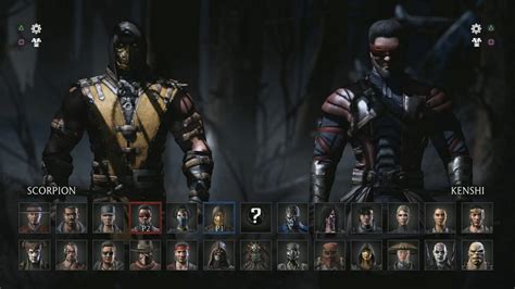 Mortal Kombat 11 All Characters Select Screen Mortal Kombat 11 Select