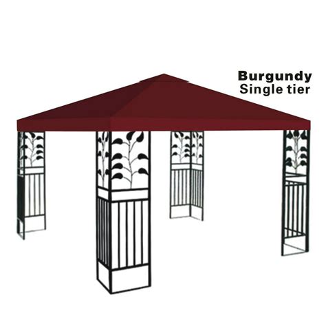 replacement canopy top patio pavilion gazebo sunshade polyester cover single tier