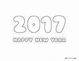 Coloring Pages Happy Year Popular Library Coloringhome Related sketch template
