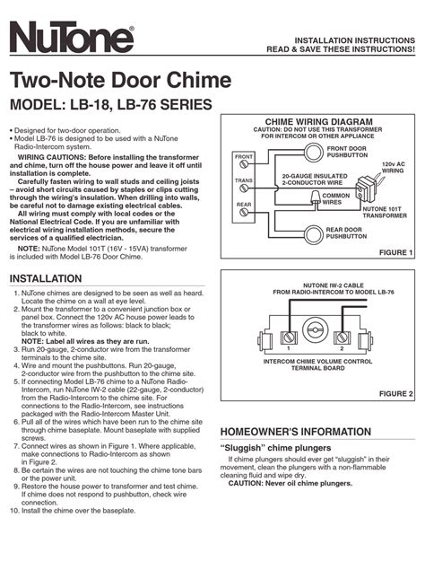 nutone doorbell intercom wiring diagram wiring diagram  schematic