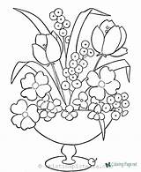 Flori Colorat Planse Desene Plante sketch template