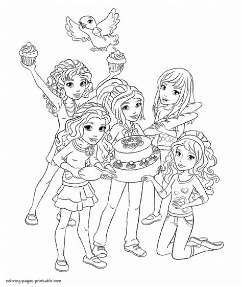 lego friends printable coloring pages coloring pages printablecom