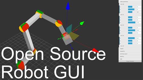 browser based threejs robot hmi gui   github youtube