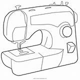 Sewing Machine Coloring Pages Color Template Printable Getcolorings sketch template