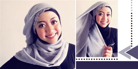 tips cara memakai jilbab keren segi empat menghadirkan