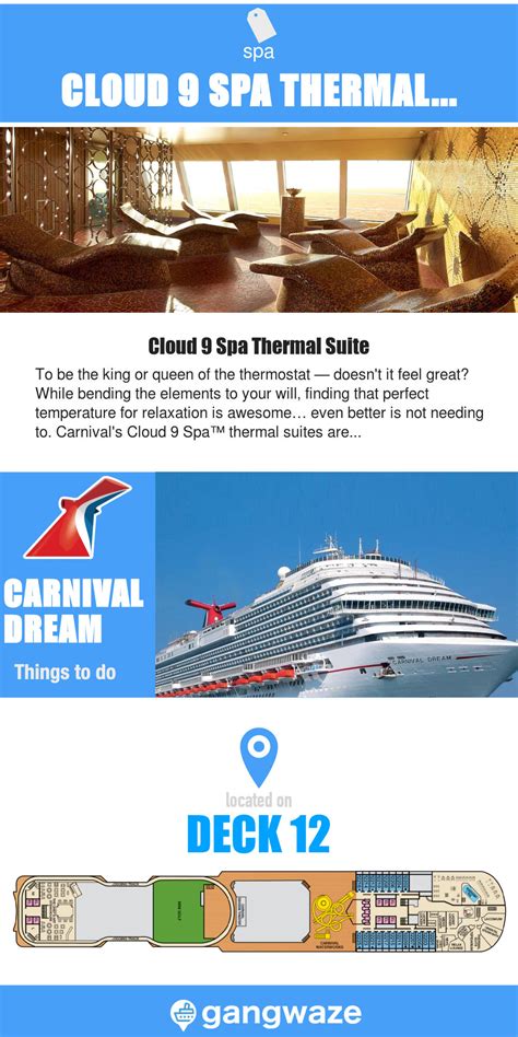 carnival dream cloud  spa thermal suite