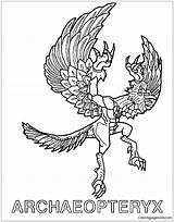 Invizimals Coloring Pages Archaeopteryx Shadow Online Zone Color Dinosaurs Printable Coloringpagesonly sketch template