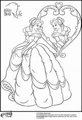 Coloring Pages Princess Belle Disney Beast Beauty Coloriage La Print Drawing Sheets Printable Colouring Color Castle Et Book Clipart Girls sketch template