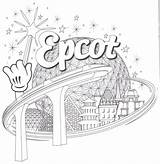 Epcot Colorir Spaceship Quallen Crafts Fantasmic Clipground sketch template