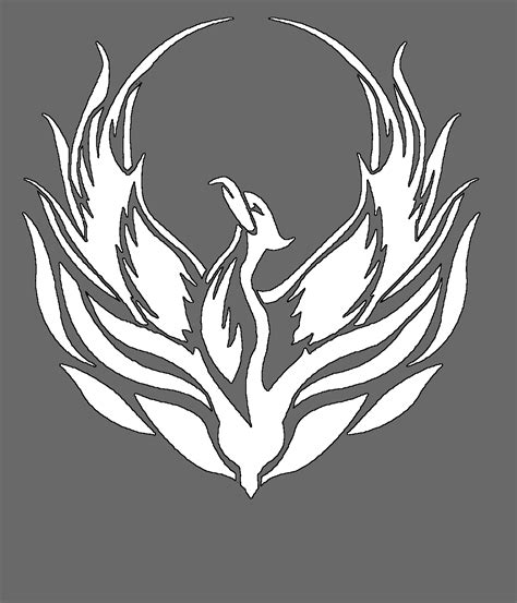 stencil  phoenix phoenix design silhouette stencil pyrography