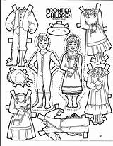 Paper Doll Dolls Friend Lds Pioneer Coloring Printable Pages Friends sketch template