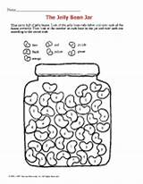 Jelly Bean Jar Beans Coloring Printable Activities Kids Color Template Printables Worksheets Easter Preschool Sheet Sheets Activity Number Pages Colors sketch template