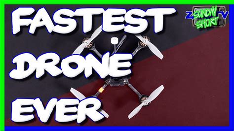 worlds fastest quadcopter drone race league racer  gunness world record flight fastest