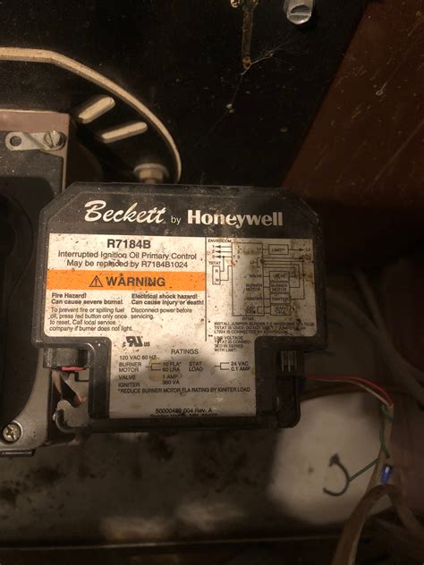 thermo pride furnace   connected   beckett  honeywell rb controller