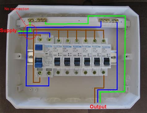 distribution board wiring diagram electrical engineering world