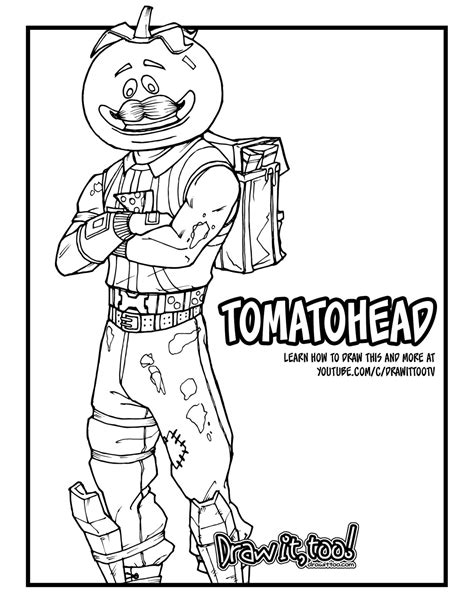 fortnite characters colouring pages coloringninfieldce
