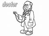 Coloring Pages Hospital Job Jobs Doctor Printables Getcolorings Good Color Pa sketch template