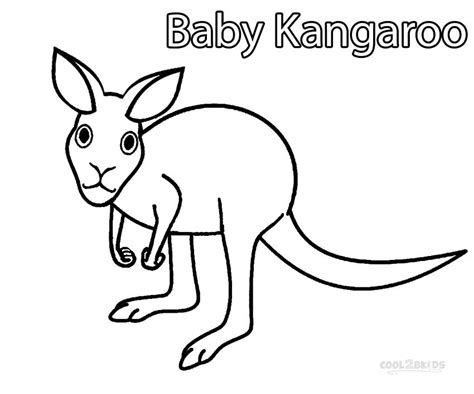 printable kangaroo coloring pages  kids coolbkids