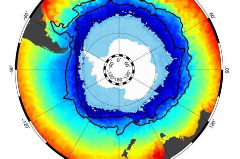 antarctic circumpolar current helps  antarctica frozen