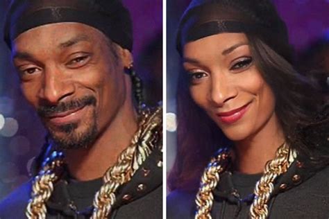 person shows what celebrities would look like as the opposite gender