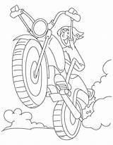 Coloringhome Motorcycle Bestcoloringpagesforkids sketch template