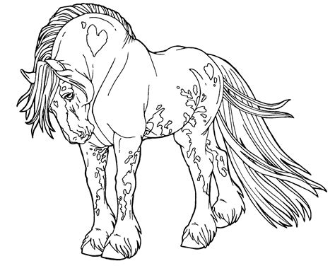 appaloosa horse drawing  getdrawings