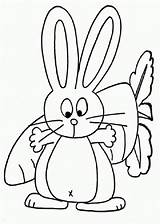 Conejos Conejo Dibujosparacolorear Comiendo sketch template