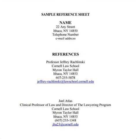 reference sheet template check   https