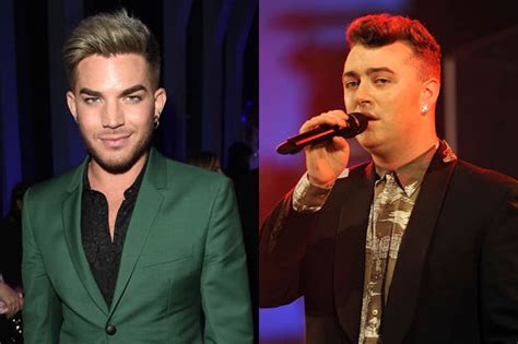 gay icon adam lambert gives emotional support to american idol star sam smith daily star