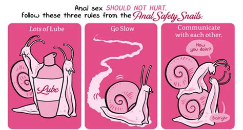 anal safety snails silently screaming comic by the lovely erica moen of oh joy sex toy oh