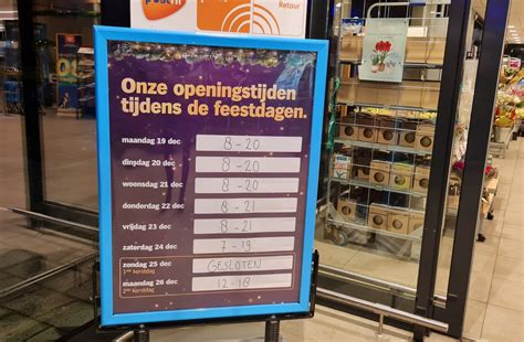 openingstijden supermarkten gemeente groningen rond de feestdagen groningen