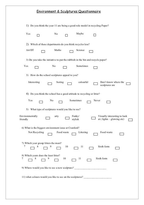 quantitative questionnaire