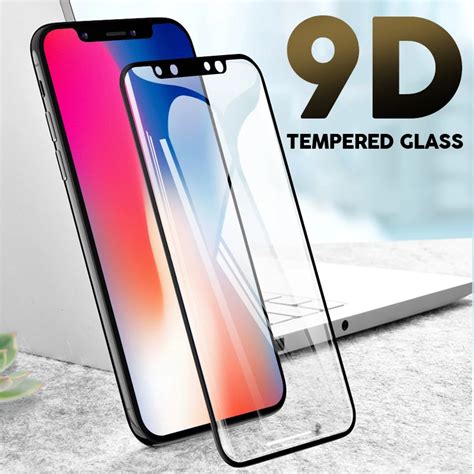 Buy Full Cover 9d Tempered Glass Film For Iphone 7 8