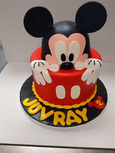 mickey mouse birthday cake rolands swiss bake