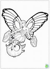 Coloring Barbie Pages Fairy Popular sketch template