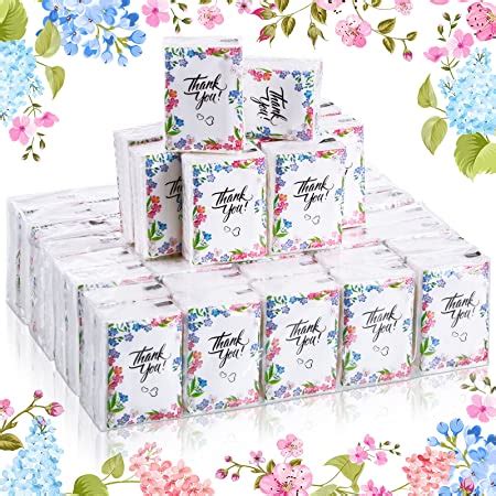 amazoncom  pack mini tissue packs bulk  ply spring floral travel