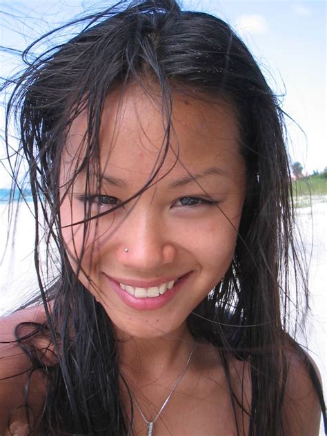 nearly a supermodel asian teen posting topless at the beach nude amateur girls