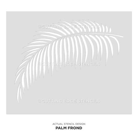 printable palm leaf template  tropical garland castle gift bag