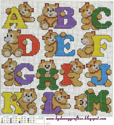 graficos de alfabeto infantil em ponto cruz gratis ponto cruz andreia