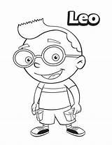 Leo Coloring Pages Getcolorings Little sketch template