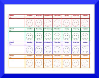 printable classroom behavior chart  printable templates